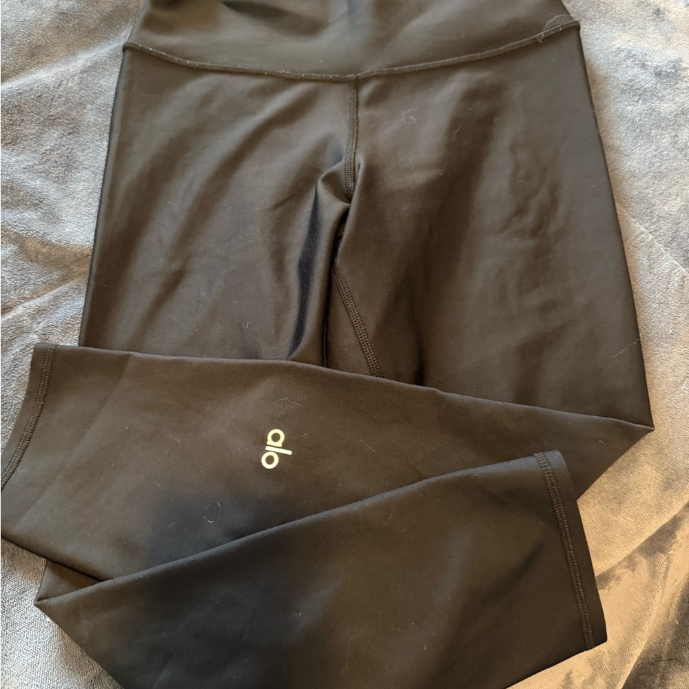Alo Yoga Black Leggings airlift high waist 7/8